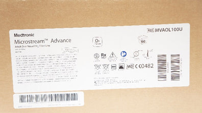 Medtronic MVAOL100U Microstream Advance Adult Filter Line - Case of 100